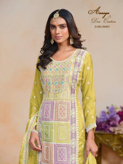 TWISHA AANAYA VOL-204 20401 TO 20406 DESIGNER SALWAR SUIT WHOLESALER IN INDIA